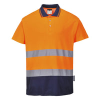 S174 - Polo Bicolore Cotton Comfort Hi-Vis