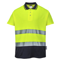 S174 - Polo Bicolore Cotton Comfort Hi-Vis
