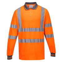S271 - Polo maniche lunghe Cotton Comfort Hi-Vis