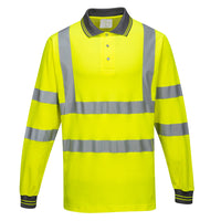 S271 - Polo maniche lunghe Cotton Comfort Hi-Vis