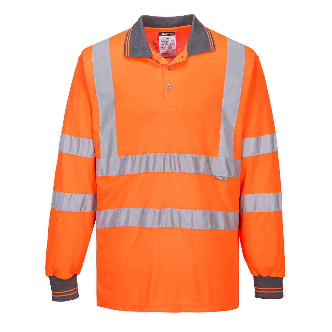 S277 - Polo maniche lunghe Hi-Vis