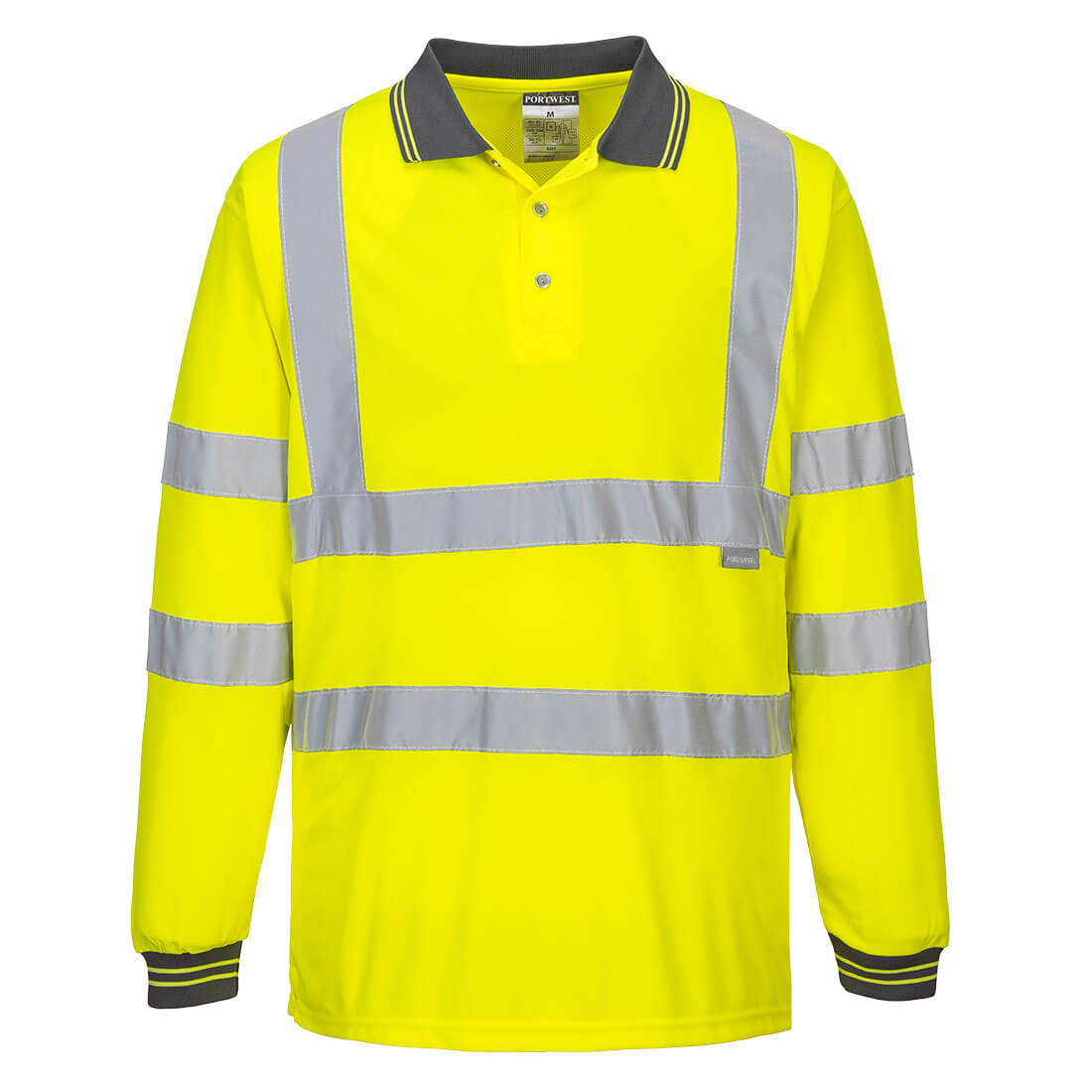 S277 - Polo maniche lunghe Hi-Vis