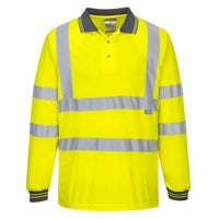 S277 - Polo maniche lunghe Hi-Vis