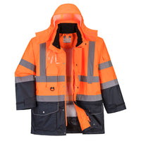 S426 - Giacca Traffic bicolore 7 in 1 Hi-Vis