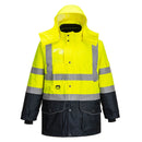 S426 - Giacca Traffic bicolore 7 in 1 Hi-Vis