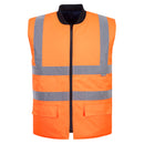 S469 - Gilet imbottito reversibile Hi-Vis