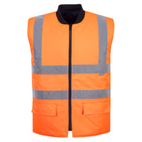 S469 - Gilet imbottito reversibile Hi-Vis