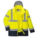 S471 - Giacca Traffic Bicolore 4 in 1 Hi-Vis