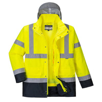 S471 - Giacca Traffic Bicolore 4 in 1 Hi-Vis