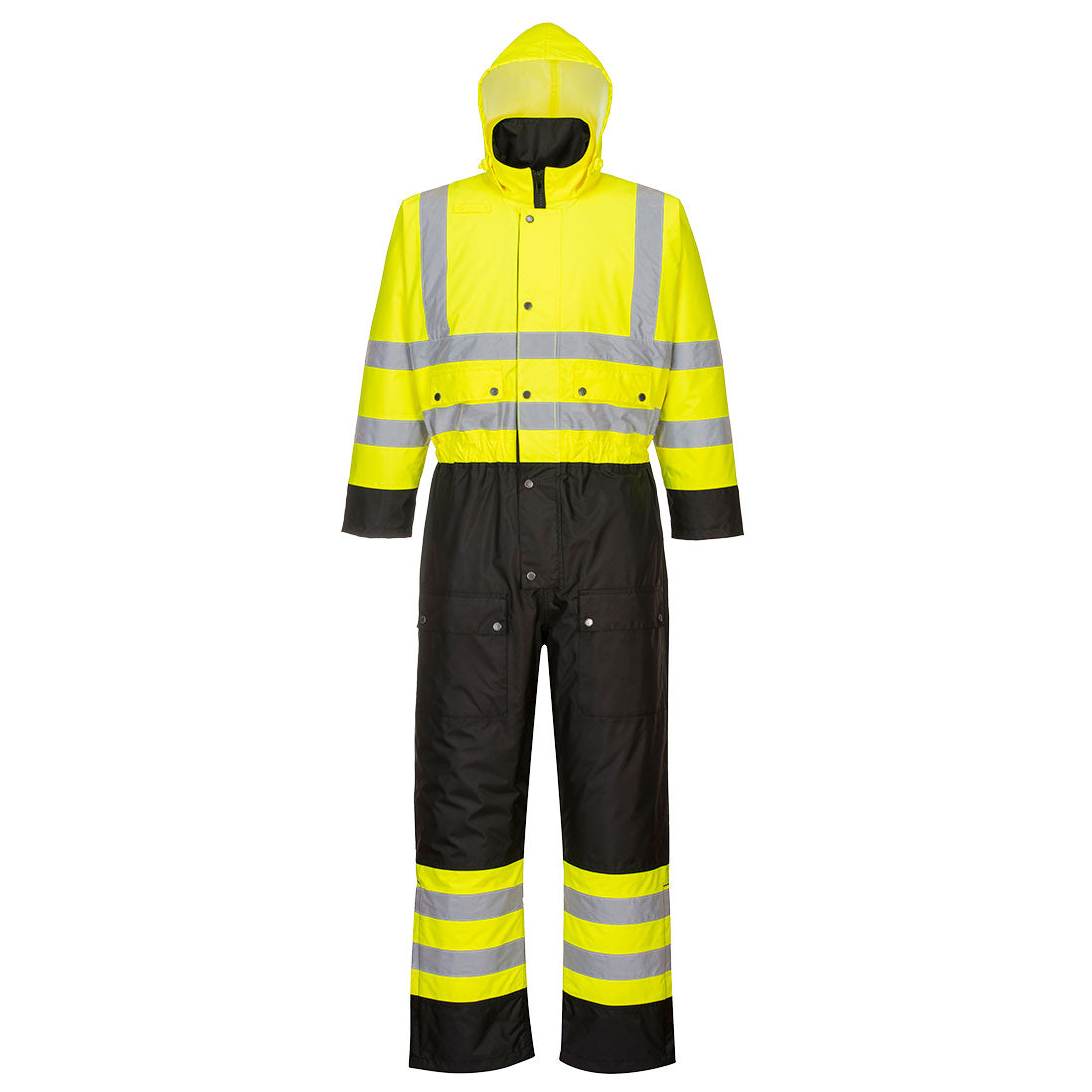S485 - Tuta bicolore Hi-Vis - foderata