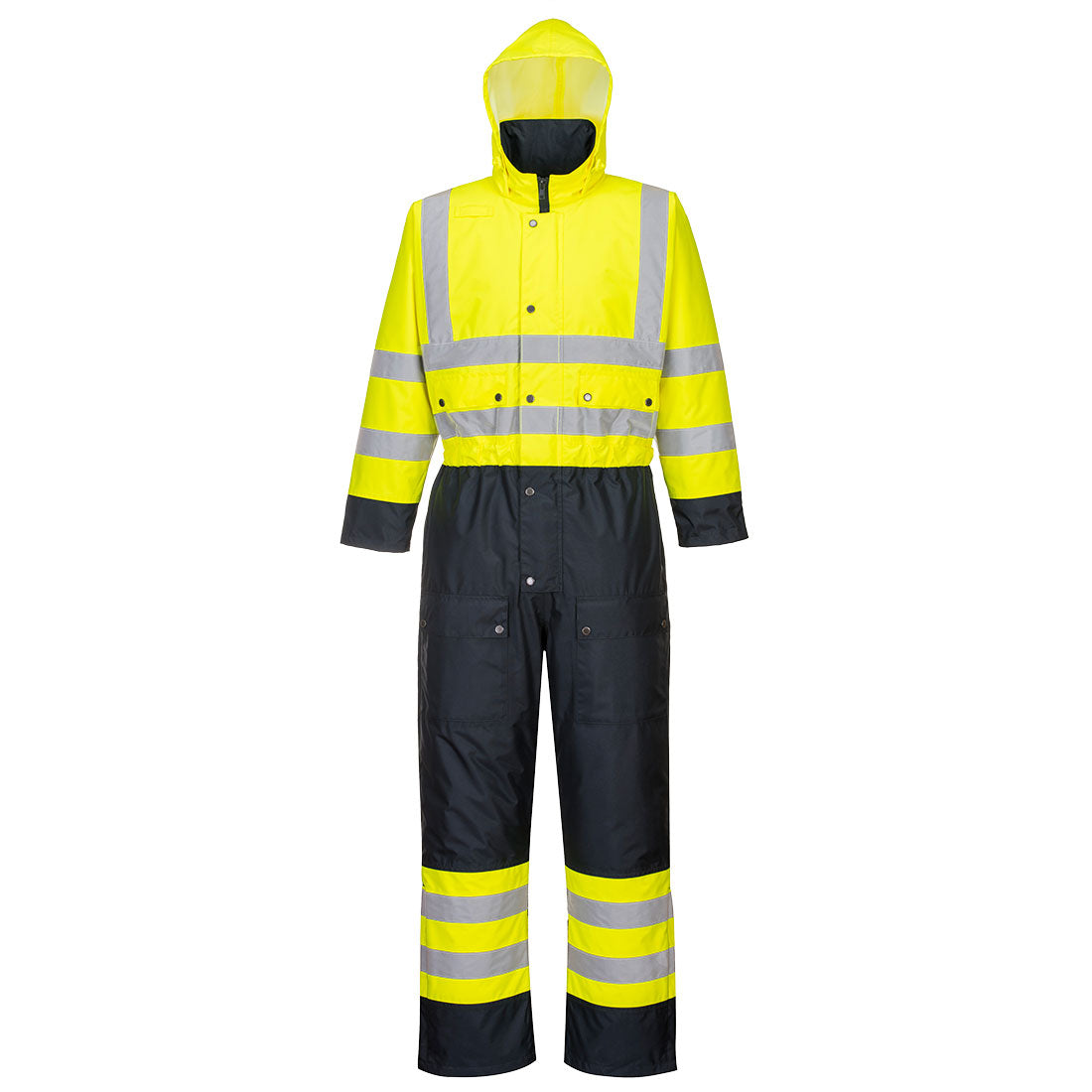 S485 - Tuta bicolore Hi-Vis - foderata