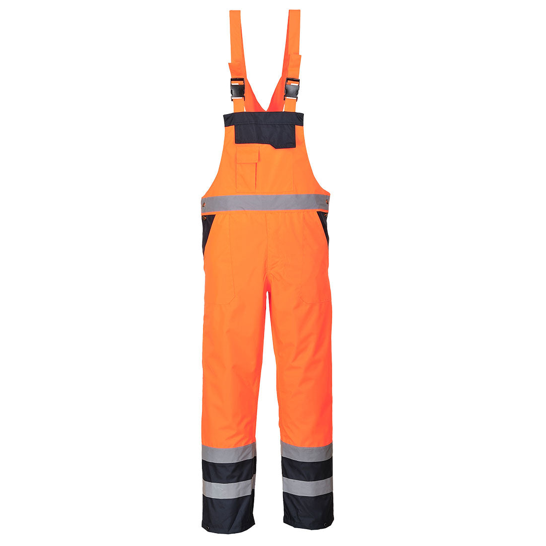S489 - Salopette Hi-Vis bicolore - foderata