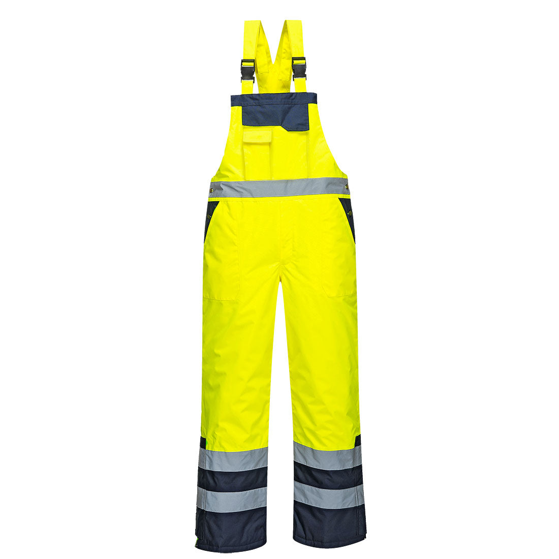 S489 - Salopette Hi-Vis bicolore - foderata