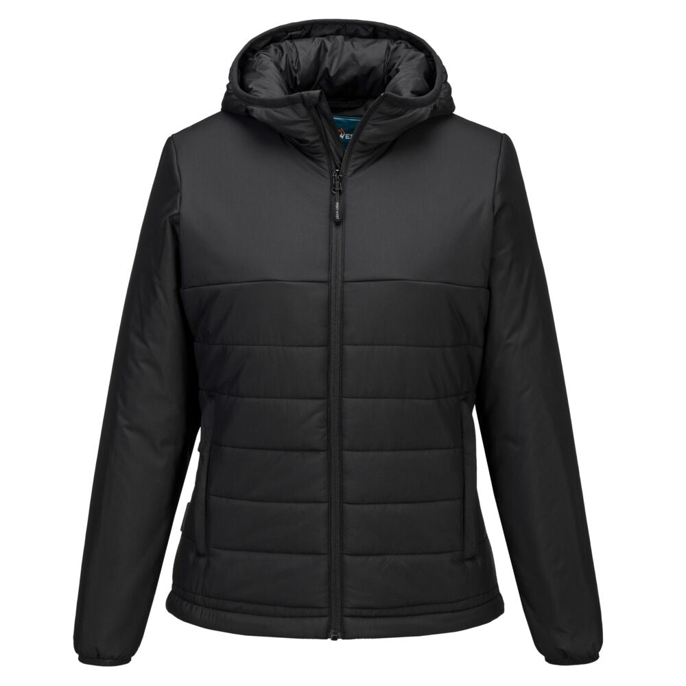 S613 - Giacca professionale da donna con cappuccio isolante da donna