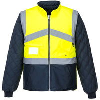 S769 - Giacca Hi-Vis 2 in 1 bicolore, traspirante e reversibile