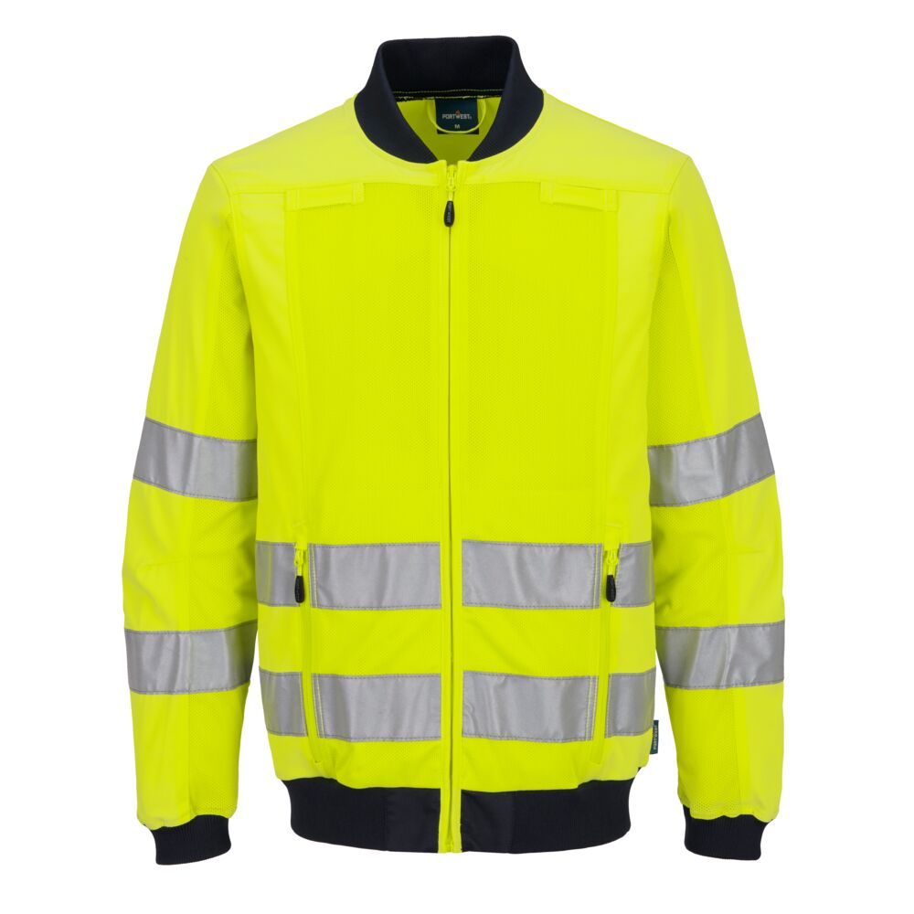 T164 - Hi-Vis Mesh Panel Work Jacket