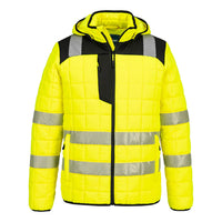 T165 - Giacca Hybrid Baffle PW3 Hi-Vis