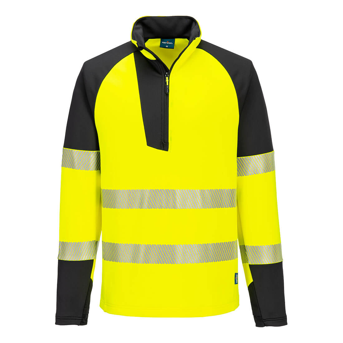 T172 - Felpa Hi-Vis zip 1/4 PW3