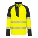 T172 - Felpa Hi-Vis zip 1/4 PW3