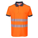 T180 - PW3 Polo manica corta Hi-Vis