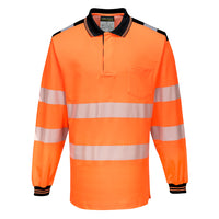 T184 - Polo manica lunga Hi-Vis PW3