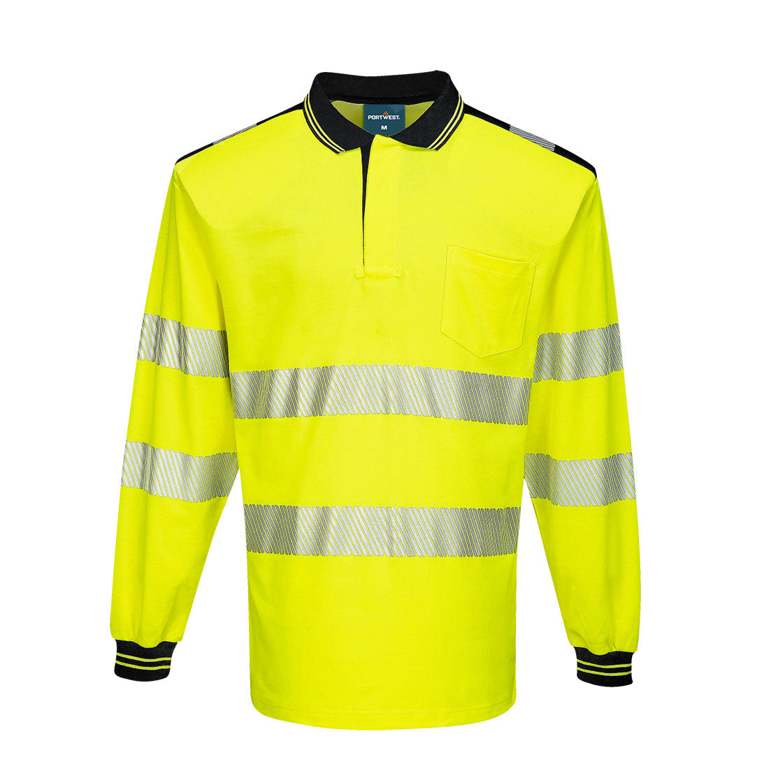 T184 - Polo manica lunga Hi-Vis PW3