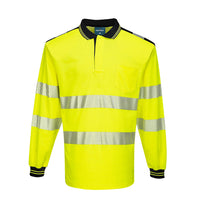 T184 - Polo manica lunga Hi-Vis PW3