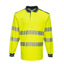 T184 - PW3 Polo manica lunga Hi-Vis