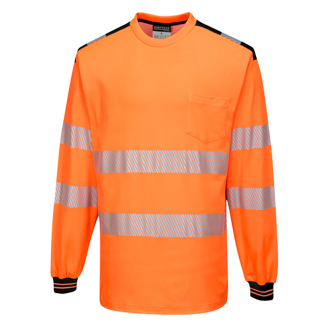 T185 - PW3 T-Shirt manica lunga Hi-Vis