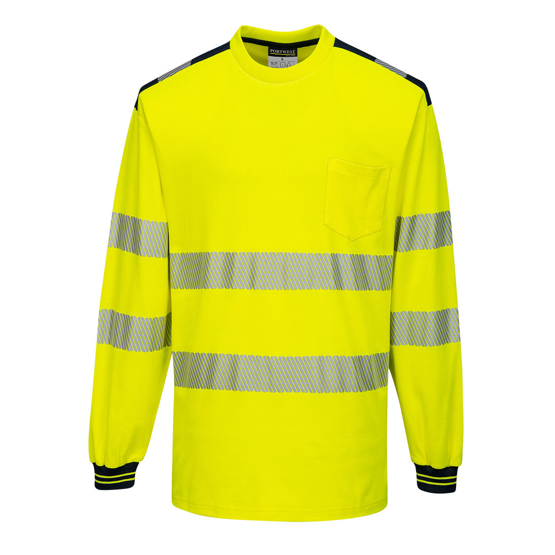 T185 - PW3 T-Shirt manica lunga Hi-Vis