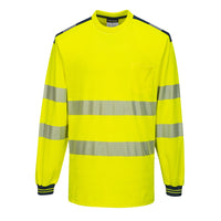 T185 - PW3 T-Shirt manica lunga Hi-Vis