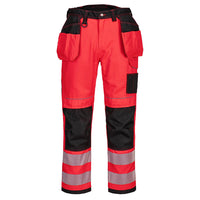 T501 - PW3 Pantalone Hi-Vis con tasche Holster